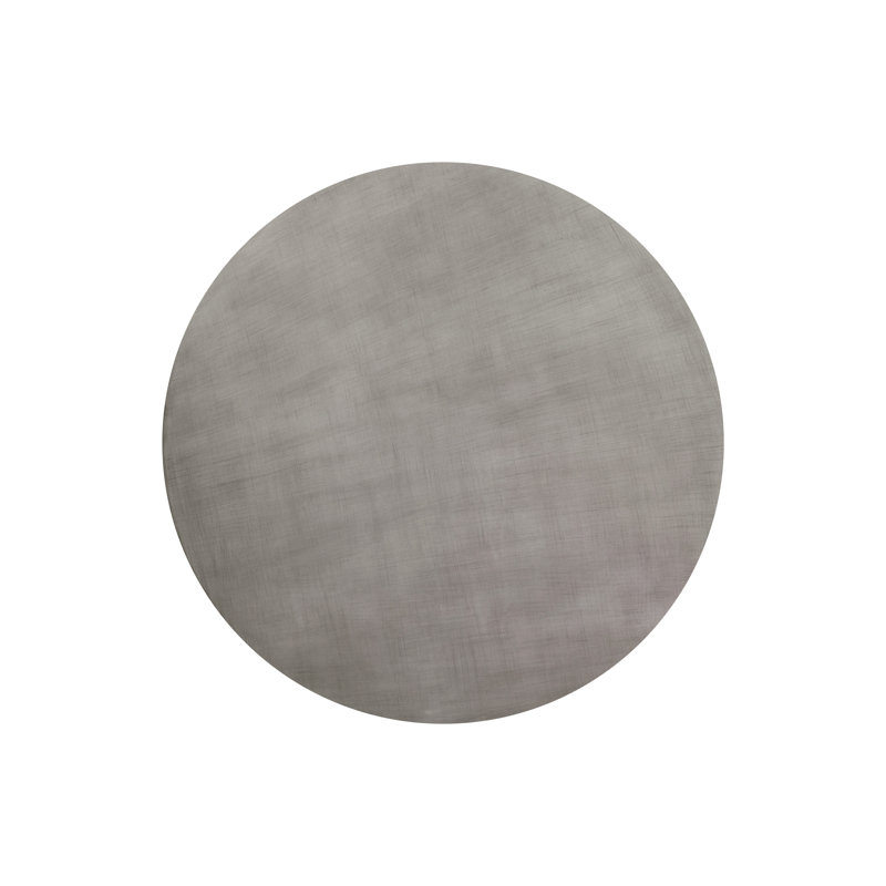 Tarsus Outdoor Circular Coffee Table, Silver