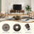 Mid Century Storage TV Stand For Tvs Up To 70"-356239521