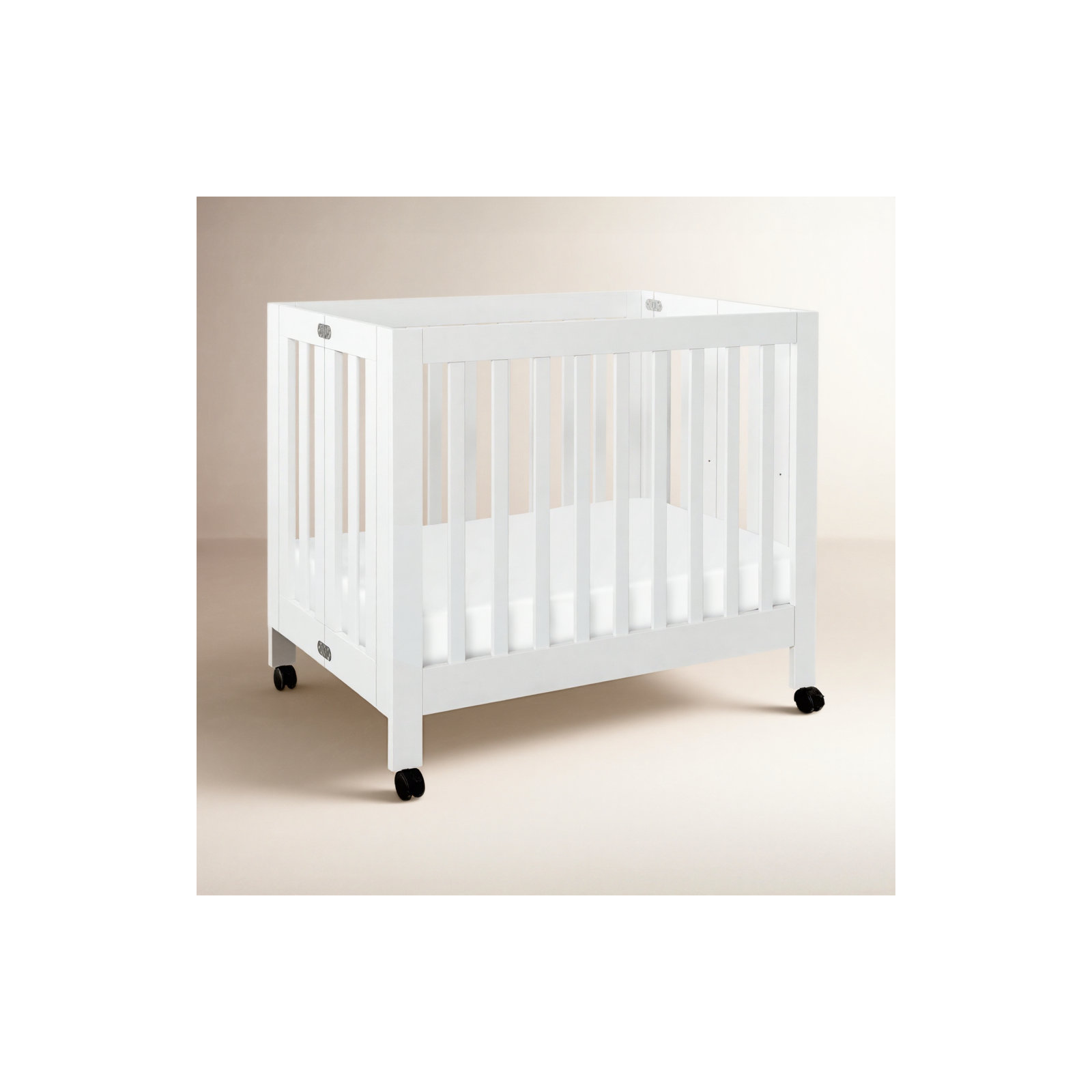 Origami Mini Portable Crib, White