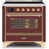 Burgundy/Brass selected