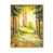 Toile naturelle avec cadre flottant