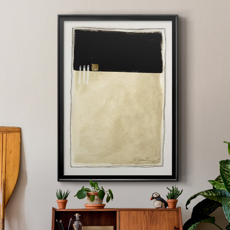 «Inner Musing II», reproduction encadrée de qualité supérieure - prête à être accrochée, H 42,5 po x l 30,5 po x P 1 po