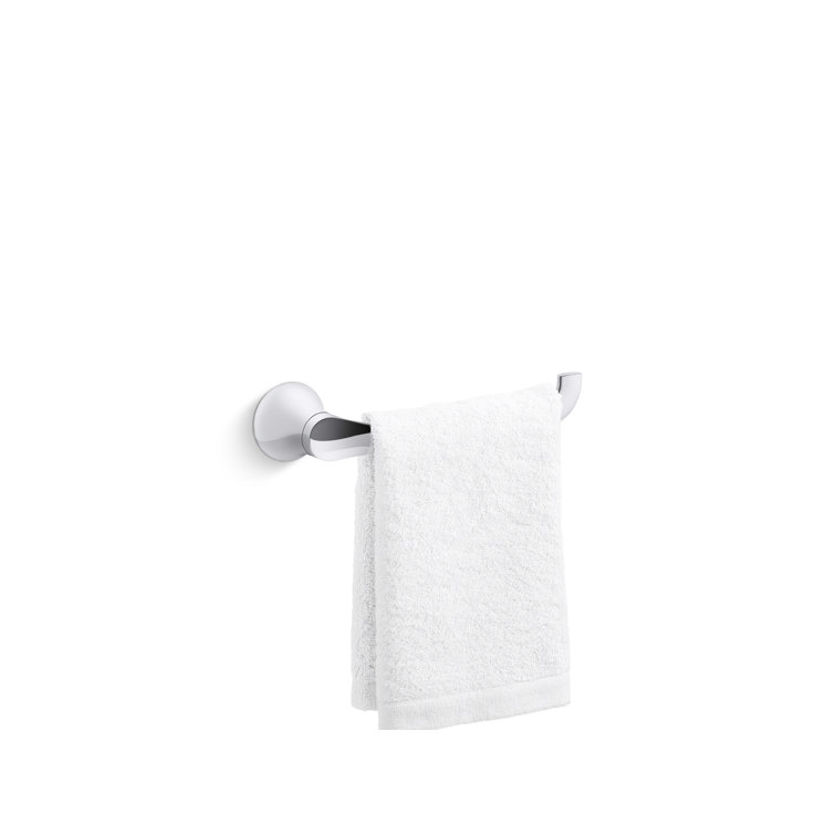 KOHLER Simplice 9 in. Wall Mounted Towel Bar in Polished Chrome