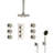 Versilia Color Changing LED Shower Set Dynamic Lighting and Luxurious Shower Experience-48170773-48170776