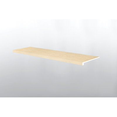 Tapis d'escalier à bordure en vinyle de luxe l 1,25 po x L 47,24 po x l 12,01 po Bailey