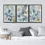 «Flower Blossoming Nature Wilderness Illustration Modern Boho Decor Chic Living Room Room» - 3 pièces sur-99077897-99077895
