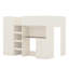 Lit mezzanine double avec tiroirs Jayon Kids