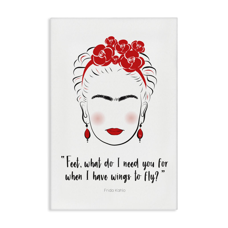  «Wings To Fly Quote» par Martina Pavlova, H 24 po x l 16 po