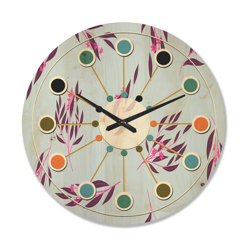 Horloge murale Eucalyptus Bright, Grand