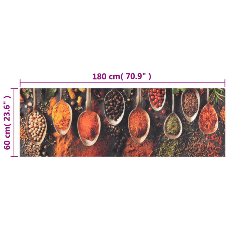 Snyderville Kitchen Mat, Runner 60 x 180 cm