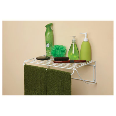 Utility Laundry Shelf with Towel Bar by ClosetMaid