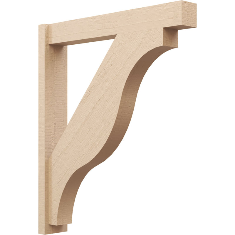 Bois de cèdre brut Funston Block TimberThane Perspector, brun clair apprêté, H 42 po x l 6 po x P 36 po