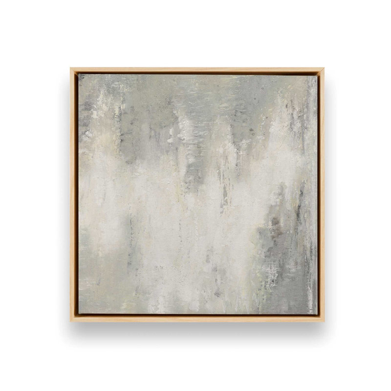 Minéral Moods v1, H 32,75 po x l 32,75 po x P 1,75 po, Toile encadrée «American Maple Floater»