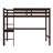 Wood Loft Bed Twin Size With Desk, Loft Bed With Rails