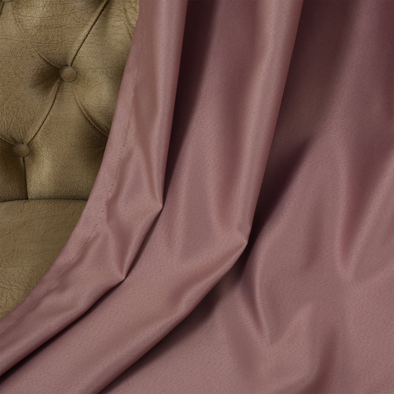 Sateen Look Room Darkering Room Darkening Curtain Pair, 52" W x 108" L, Pink
