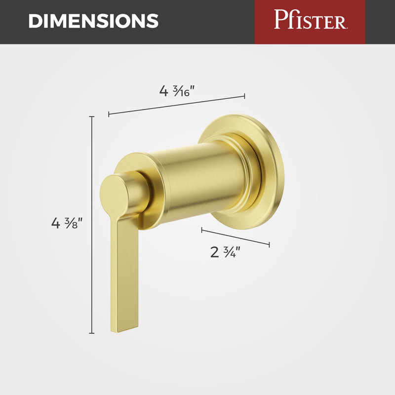 Havenridge 1-Handle Tub Diverter Trim in Spot Defence Matte Black, Brushed Gold