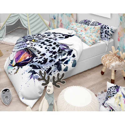 Ensemble de housse de couette moderne et contemporaine