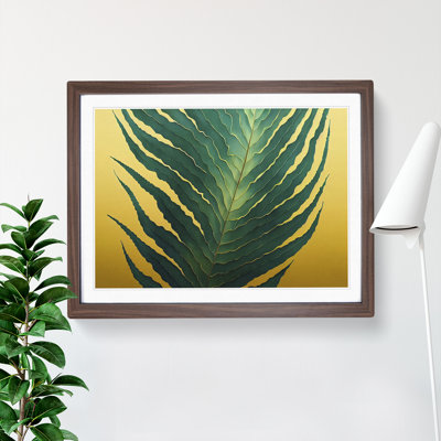 Beautiful Fern Leaf - Framed Print