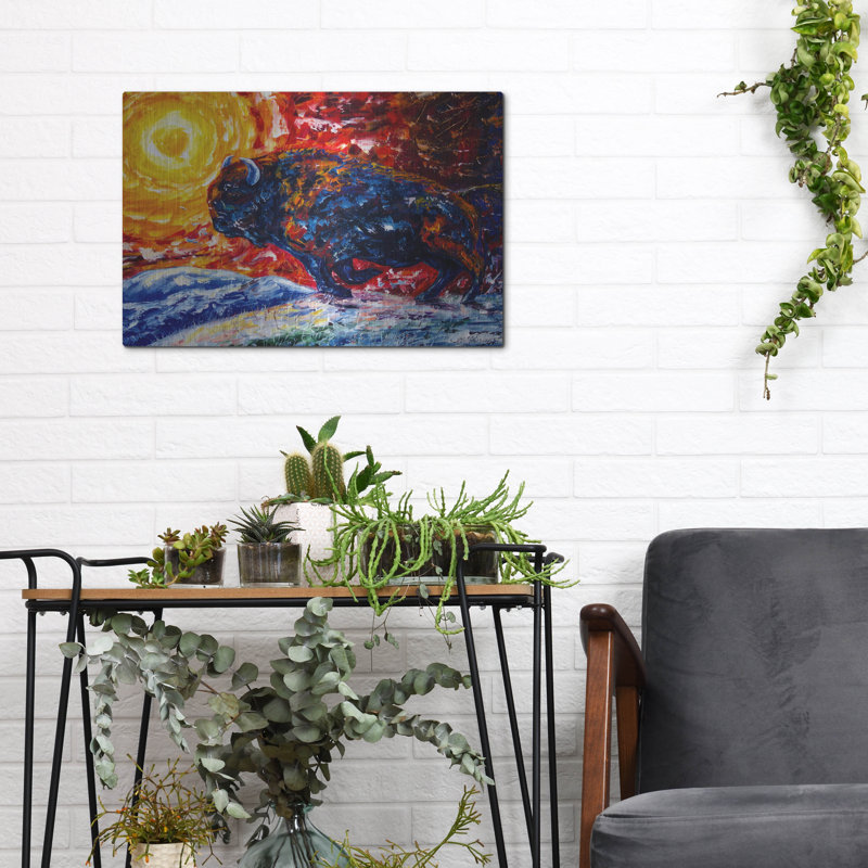 «Wild The Storm» par Lena Owens, H 12 po x l 16 po