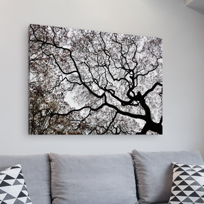 « japanese érable spring abstract ii » par kurt shaffer, reproduction de photo sur toile tendue encadrée