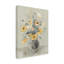 Art mural sur toile tendue - «Joyful Bouquet» de Silvia Vassileva pour décoration de salon, de chambre à coucher ou de bureau - 14 x 19