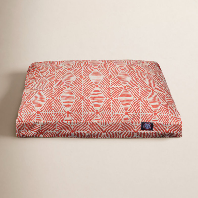 Coussin orthopédique Charlie, Saumon, Grand (l 36 po x P 44 po x H 5 po) ;