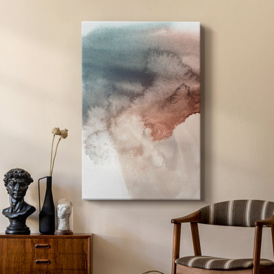 Red Ochre Abstract III -Custom Wrapped Gallery Cavas