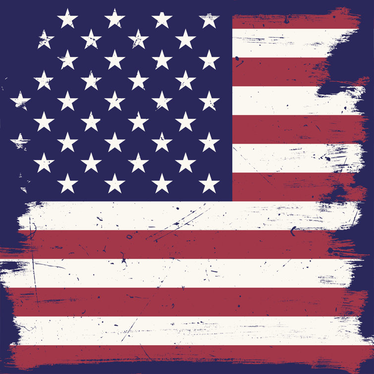 Flag Of The United States by Ilyabolotov - Wrapped Canvas Print
