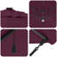 Roma Parasol with LED Strip Lights Aluminium and Polyester Garden Shade-515771273-515771277