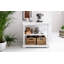 Console en bois massif 35 po Bordeaux