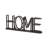 Colma Black Metal "Home" Table Sign