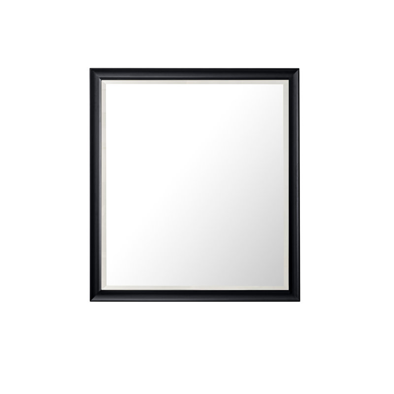Miroir de salle de bain Glenbrooke, Noir onyx, 40 po x 36 po
