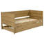 Lit de jour simple avec couchette Natural
