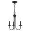 Lustre 3 lumières de style bougie Arunvir-251971430
