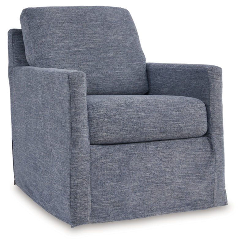 Aughnahoy Swivel Armchair, Blue