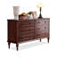 Armoire d'appoint cerisier massif et bois manufacturé
