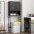 Over The Toilet Storage Cabinet Free Standing Toilet Rack With Adjustable Shelf-1401255318