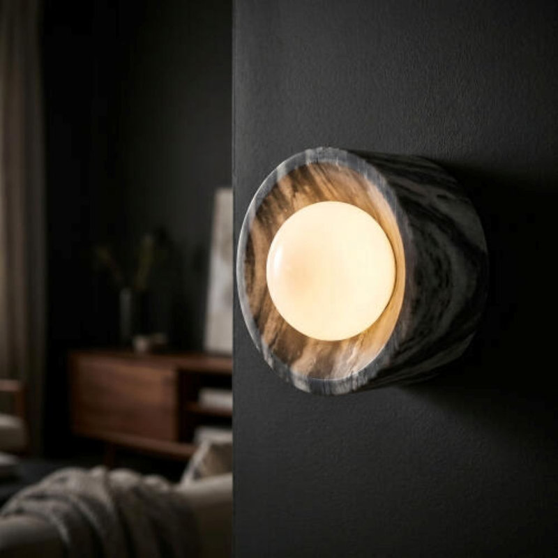 Nano 1 - Light Corner Wall Light, Beige