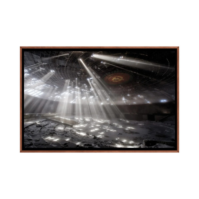 Buzludzha by Milen Dobrev - Floater Frame Print on Canvas