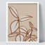 «Botanical Leaves Line Art» sur papier-98267564-98267563