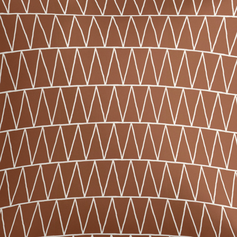 Coussin décoratif en polyester Emilia, Pierre de soleil, 24 po x 24 po