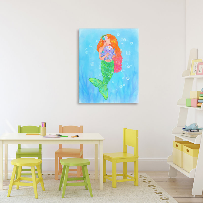 «Sweet Mermaid Love», conception par Stephanie Sanchez, H 30 po x l 24 po