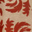 12" x 20" Plutus Claret Leaflet Orange Paisley Luxury Outdoor Throw Pillow-1884317376