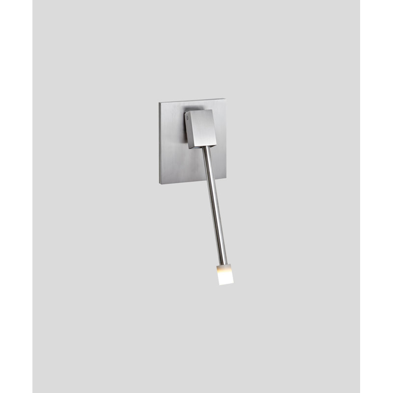 Libri Mounting Hardwired Jbox Backplate, Brushed Aluminum