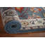 Tapis oriental gris à motif floral traditionnel 3 x 5