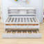 Lit plateforme 3 tiroirs en bois avec tablettes et lit gigogne-764120362-764120360