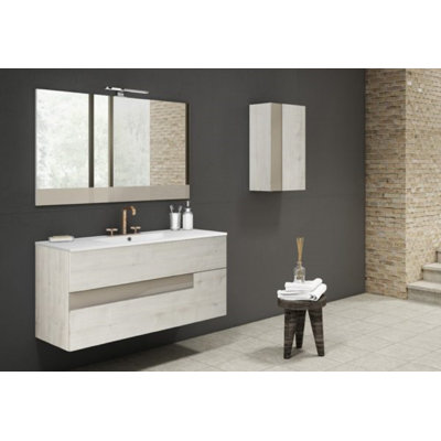 Ensemble de meuble-lavabo mural simple 48 po Vision