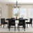 Elio Rattan Back Solid Wood Dining Chair (Set of 4)-1848704705