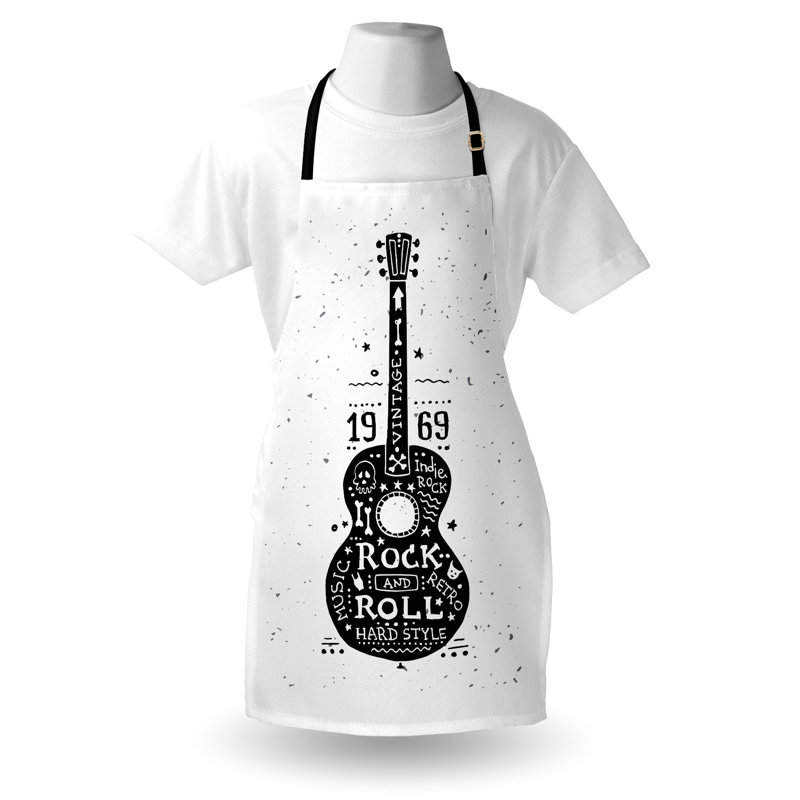 No Pattern Bib Apron
