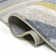 Albarado Abstract Swirl Blue/Mustard/Gray Rug